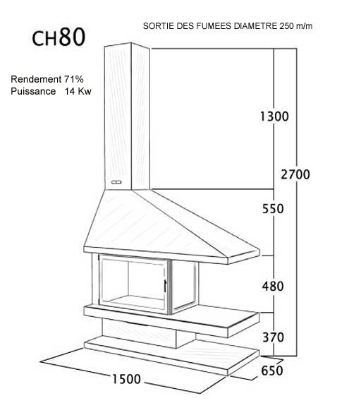 chemines CH 80