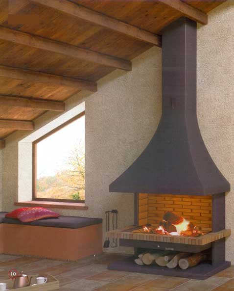 chemine foyer ouvert CH 32