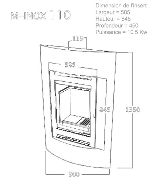 inserts M-INOX-110
